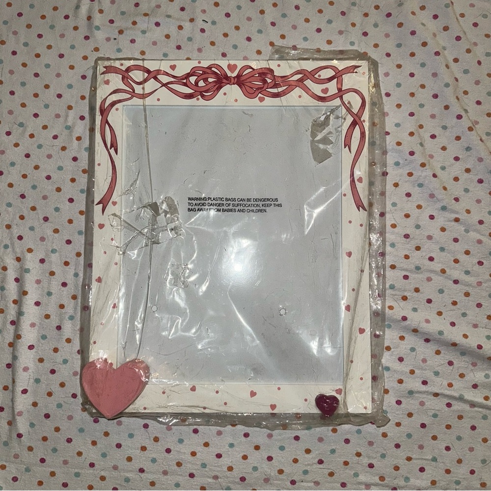 Wooden Heart Whiteboard with Holder - Wall Hanging - Valentine’s Decor - New